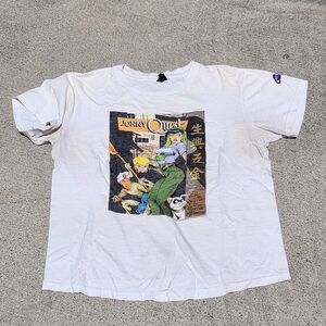 Vintage Jonny Quest Graffiti White Graphic Tee